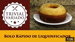 video receita bolo de liquidificador