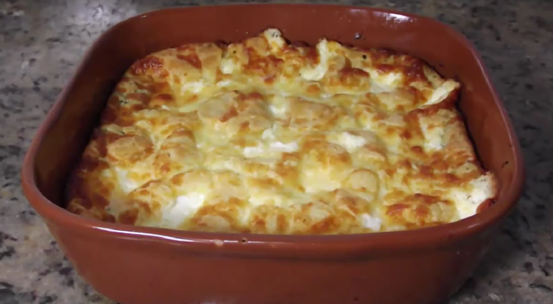 torta de brocolis com bacon e requeijao