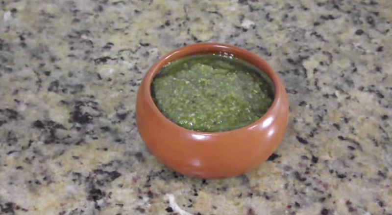pesto de manjericão