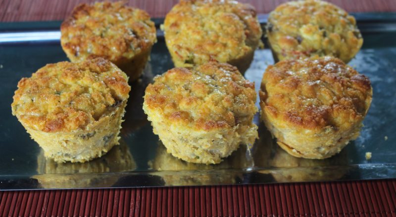 tortinhas de frango low carb