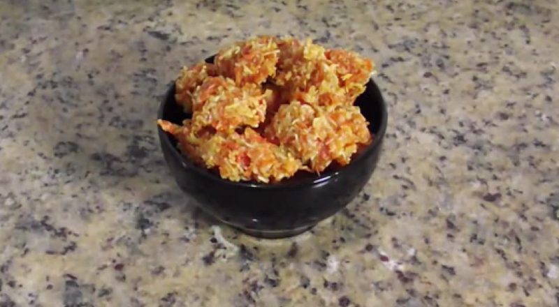 cocada com cenoura