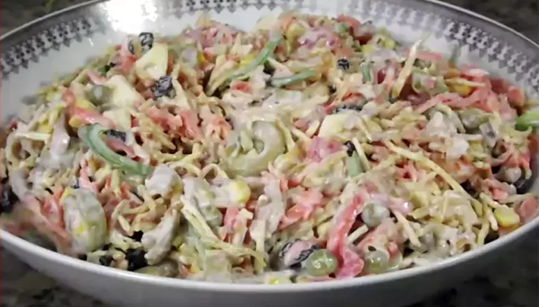 salpicão de frango